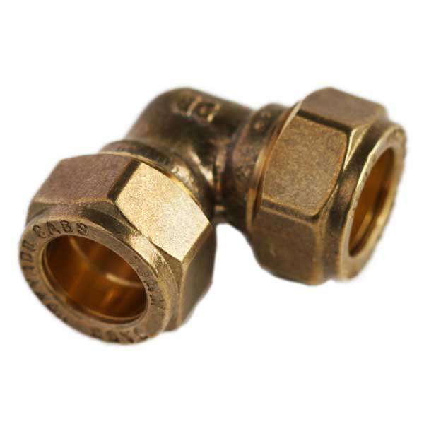 CU elbow compression 22mm