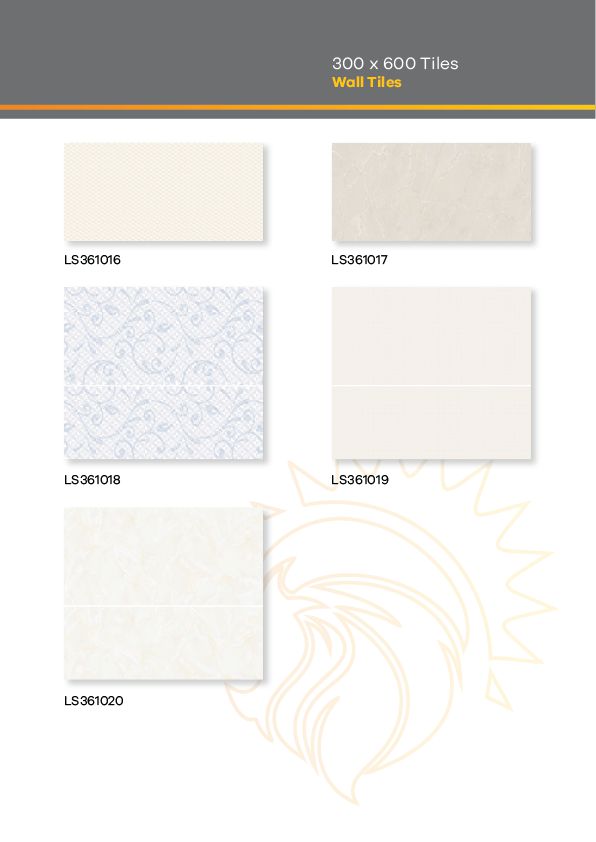 Ceramic wall Tiles (300 x 600)